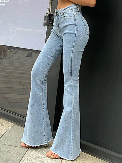 High Waist Flared Y2K Vintage Quality Jeans